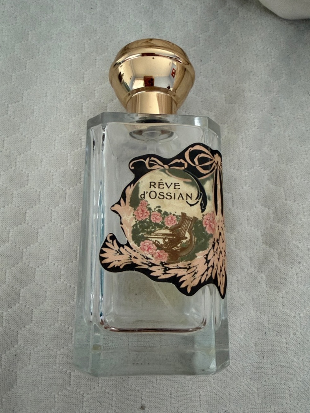 Gold-Cap Perfume Empty Bottle - Women Bath & Body
